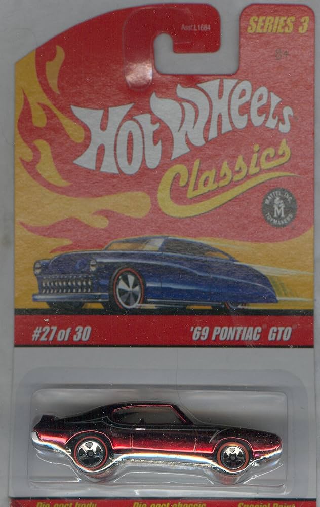 Hot Wheels S-TH '69 ポンティアック GTO Amazon.com: Hot Wheels '69 Pontiac GTO 2005 1:64 Scale